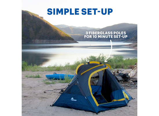 Napier Lite Pack Camping Bundle w/ Accessories - 2 Person - 7-1/4" x 6-3/4" - Blue - Image 5
