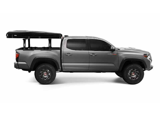 Thule Basin Wedge Rooftop Tent and Cargo Box - 2 Person - 600 lbs - Black and Olive Green - Image 5