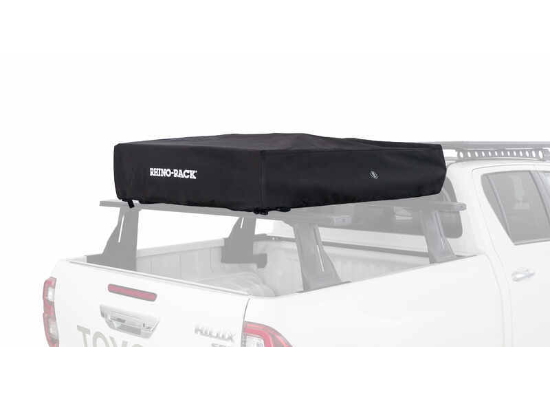 Rhino-Rack Soft Shell Rooftop Tent - 2 Person - 661 lbs - Black and Brown - Image 2