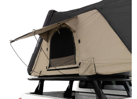 Rhino Rack Hard Shell Rooftop Tent - 2 Person - 661 lbs - Black and Brown - Image 5