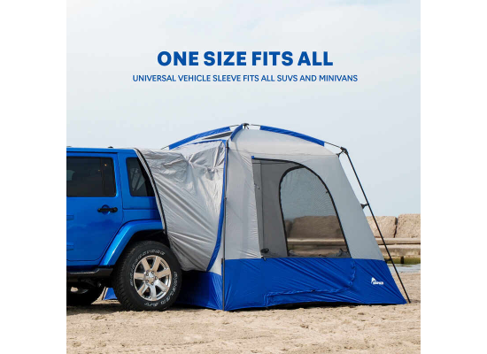 Napier Sportz SUV Tent - 5 Person - 9' x 9' - Blue and Gray - Image 5
