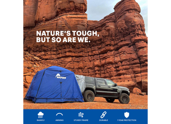 Napier Sportz SUV Tent - 5 Person - 9' x 9' - Blue and Gray - Image 3