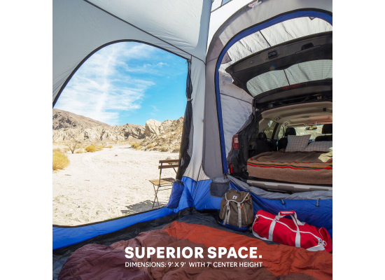 Napier Sportz SUV Tent - 5 Person - 9' x 9' - Blue and Gray - Image 2