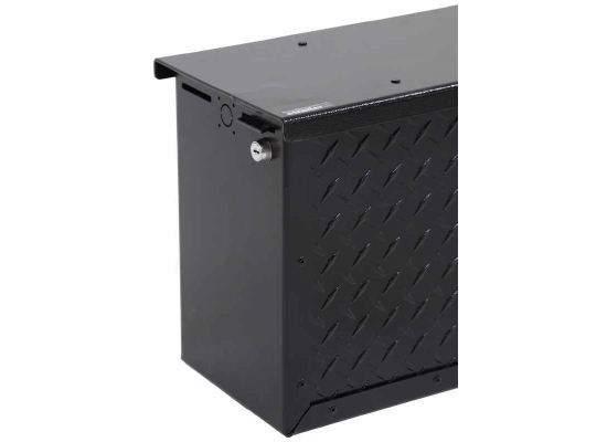 TorkLift PowerArmor Locking Battery Box - 6V and 12V Batteries - Diamond Plate Aluminum - Image 4