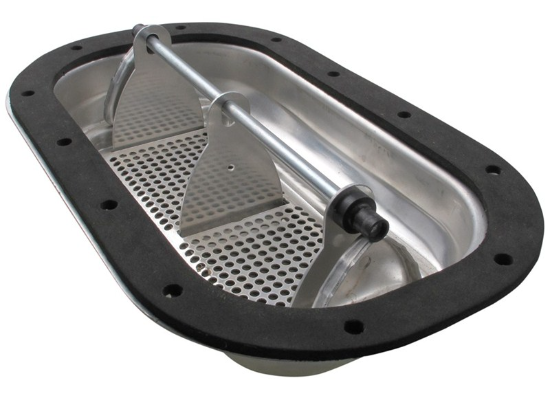 Redline 2-Way Pop-Up Roof Vent with Garnish for Enclosed Trailers - Aluminum - Image 5