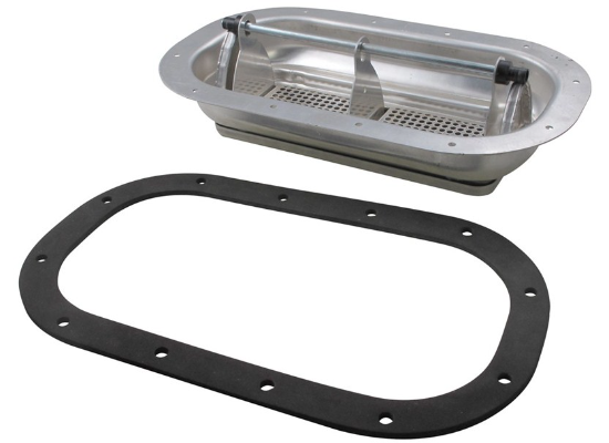 Redline 2-Way Pop-Up Roof Vent with Garnish for Enclosed Trailers - Aluminum - Image 3