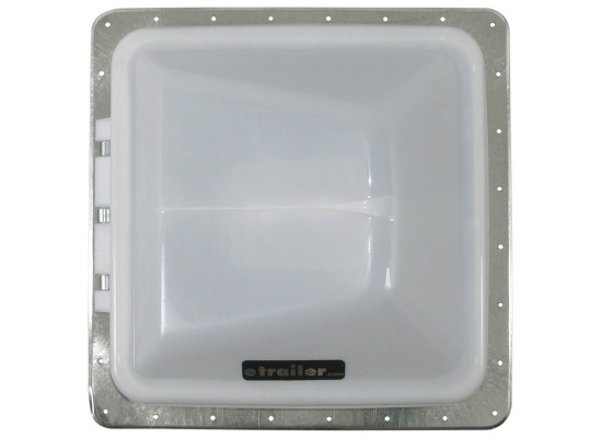 Ventline Ventadome Roof Vent w/ 12V Fan - Powered Lift - 14-1/4" x 14-1/4" - White - Image 4