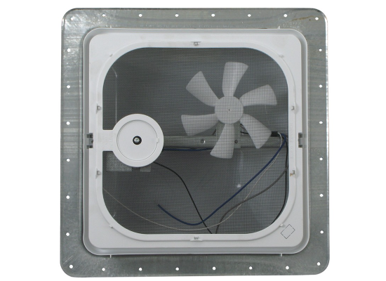 Ventline Ventadome Roof Vent w/ 12V Fan - Powered Lift - 14-1/4" x 14-1/4" - White - Image 2