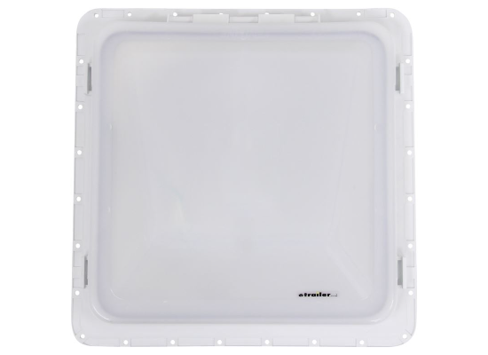 Ventline E-Z Lift Ventadome Trailer Roof Vent w/ 12V Fan - Manual Lift - White - Canada Approved - Image 2