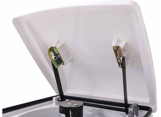 Replacement MaxxFan Plus 4-Speed Roof Vent with White Lid - Image 4