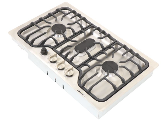 Furrion Propane RV Cooktop - 3 Burners - 24-7/16" Wide - Stainless Steel - Image 5