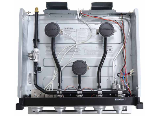 Furrion Propane RV Range with Glass Cover - 3 Burners - 21" Tall - Stainless Steel - Image 6