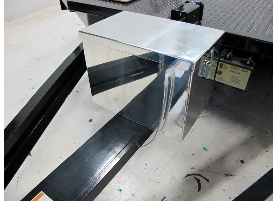 Tow-Rax Battery Box - Polished Aluminum - 14" Long x 9" Wide x 10-3/8" Tall - Image 3