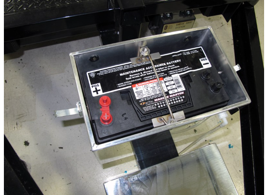 Tow-Rax Battery Box - Polished Aluminum - 14" Long x 9" Wide x 10-3/8" Tall - Image 2