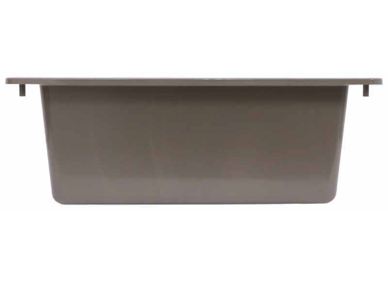 Better Bath RV Kitchen Sink - Single Bowl - 25" Long x 17" Wide - Gray - Image 5