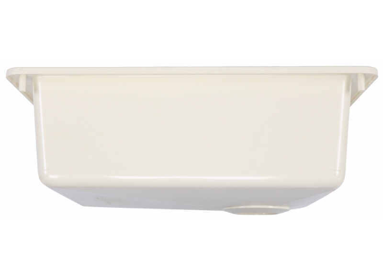 Better Bath RV Kitchen Sink - Single Bowl - 15" Long x 13" Wide - Parchment - Image 3