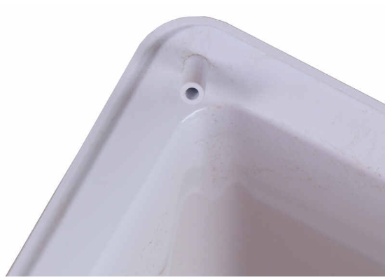 Better Bath RV Kitchen Sink - Single Bowl - 15" Long x 13" Wide - White - Image 6