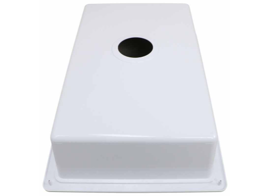 Better Bath RV Kitchen Sink - Single Bowl - 25" Long x 17" Wide - White - Image 4