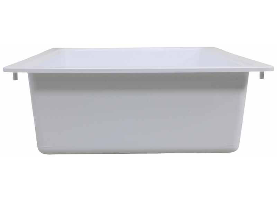 Better Bath RV Kitchen Sink - Single Bowl - 25" Long x 17" Wide - White - Image 2