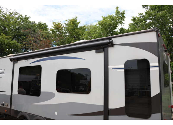 Solera RV Slide-Out Awning - 151" Wide - Black - Image 4