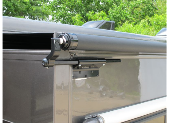 Solera RV Slide-Out Awning - 145" Wide - Black - Image 3
