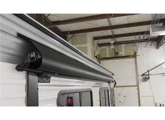 Solera RV Slide-Out Awning - 139" Wide - Black - Image 2