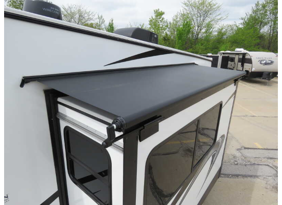 Solera RV Slide-Out Awning - 121" Wide - Black - Image 2
