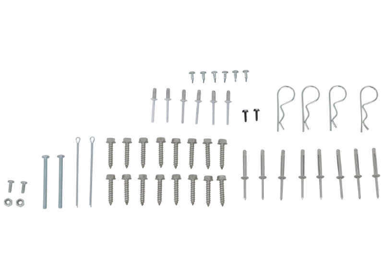 Solera Hybrid Universal Arms for Manual Crank-Style RV Awnings - 69" Long - White - Image 3
