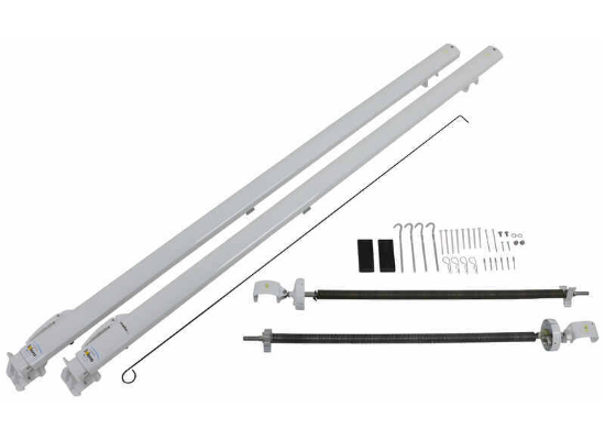 Solera Classic Universal Arms for Manual Pull-Style RV Awnings - 81" to 96" Long - White - Image 10
