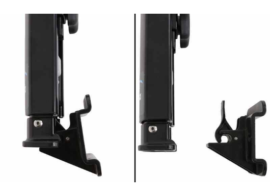 Solera Classic Universal Arms for Manual Pull-Style RV Awnings - 81" to 96" Long - Black - Image 3