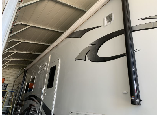 Solera 18V Electric RV Awning Conversion Kit - Battery Powered - 69" Arms - Black - Image 2