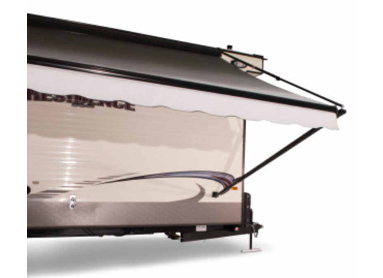 Solera Destination Manual Pull-Style RV Awning - 20' Wide - XL 9'8" Projection - White - Image 7