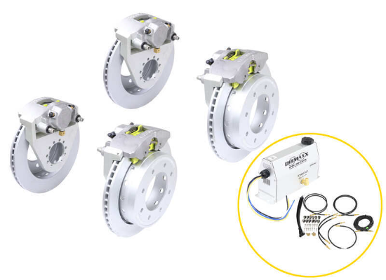 DeeMaxx Disc Brake Kit w/ Actuator for Tandem Axle Trailers - 13" Rotor - 8 on 6-1/2 - 7K - Image 10