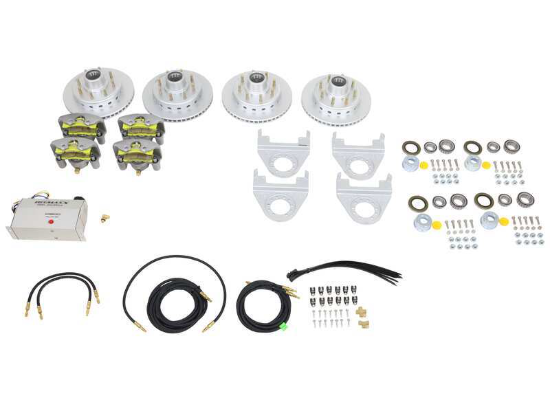DeeMaxx Disc Brake Kit w/ Actuator for Tandem Axle Trailers - 13" Hub/Rotor - 8 on 6-1/2 - 7K - Image 6