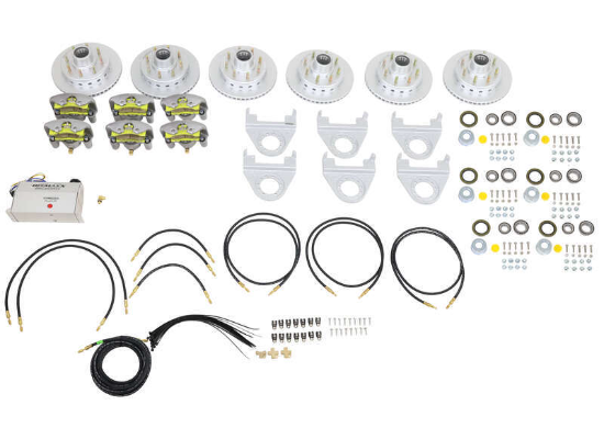 DeeMaxx Disc Brake Kit w/ Actuator for Triple Axle Trailers - 13" Hub/Rotor - 8 on 6-1/2 - 7K - Image 6