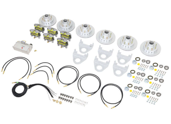 DeeMaxx Disc Brake Kit w/ Actuator for Triple Axle Trailers - 13" Hub/Rotor - 8 on 6-1/2 - 7K - Image 5