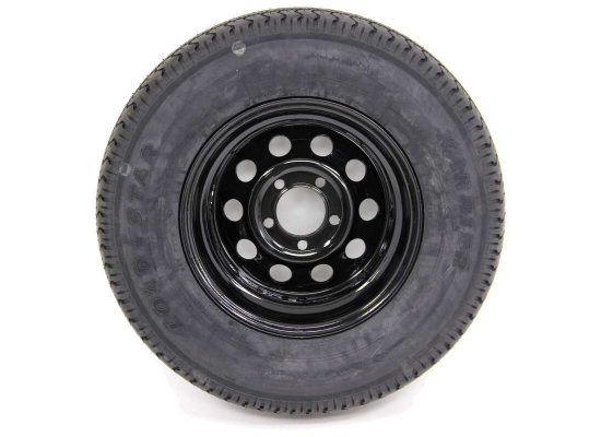 Kenda Karrier ST205/75R14 Radial Trailer Tire with 14" Black Mod Wheel - 5 on 4-1/2 - LR C - Image 3
