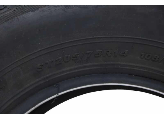 Karrier ST205/75R14 Radial Trailer Tire - Load Range D - Image 3