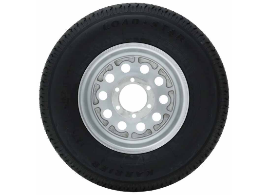 Karrier ST225/75R15 Radial Tire with 15" Sendel Aluminum Wheel - 6 on 5-1/2" - LR E - Image 6