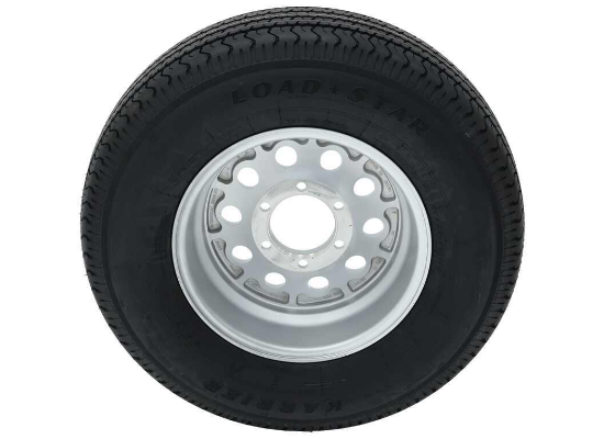 Karrier ST225/75R15 Radial Tire with 15" Sendel Aluminum Wheel - 6 on 5-1/2" - LR E - Image 5