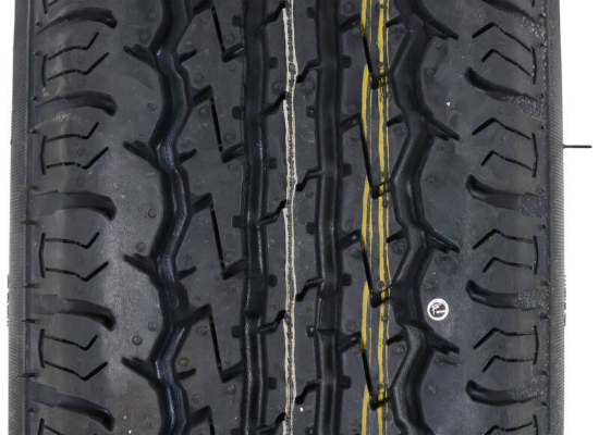 Karrier ST175/80R13 Radial Trailer Tire with 13" Aluminum Wheel - 5 on 4-1/2 - Load Range C - Image 6