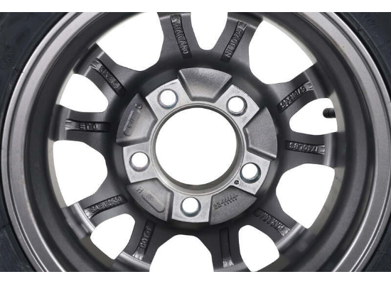 Karrier ST175/80R13 Radial Trailer Tire with 13" Aluminum Wheel - 5 on 4-1/2 - Load Range C - Image 2