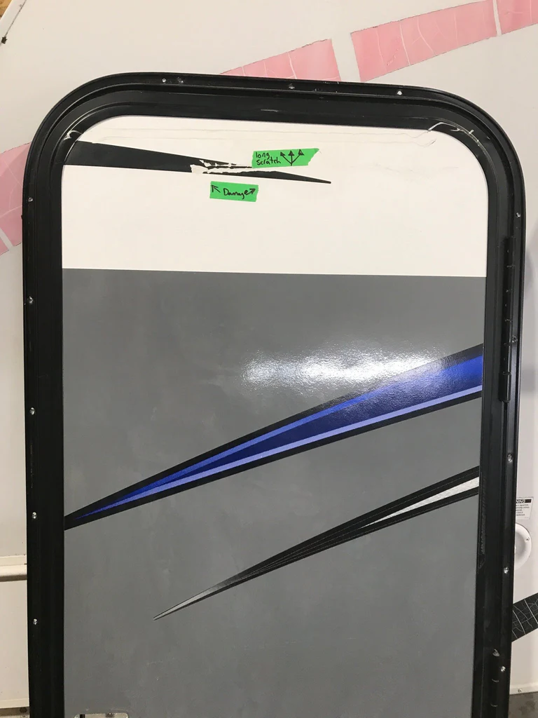 Used RV Radius Entry Door 72" x 25 1/2" - Image 8