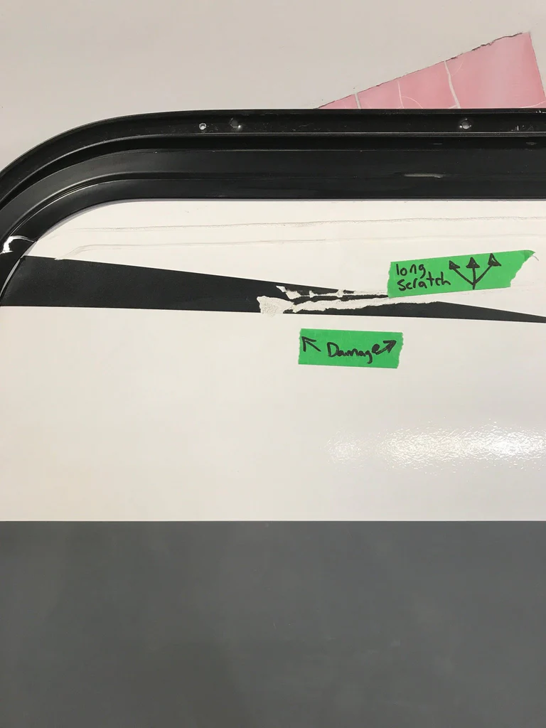 Used RV Radius Entry Door 72" x 25 1/2" - Image 6
