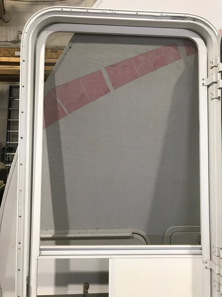 Used RV Radius Entry Door 77 1/2" x 29 1/2" - Image 4