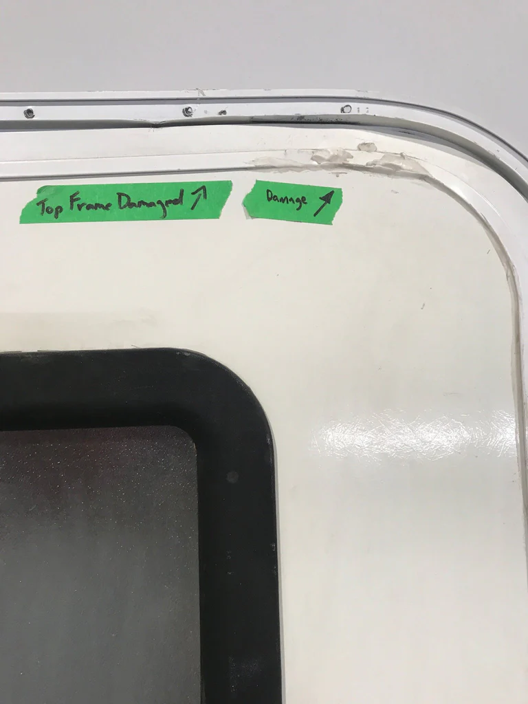 Used RV Radius Entry Door 77 1/2" x 29 1/2" - Image 8