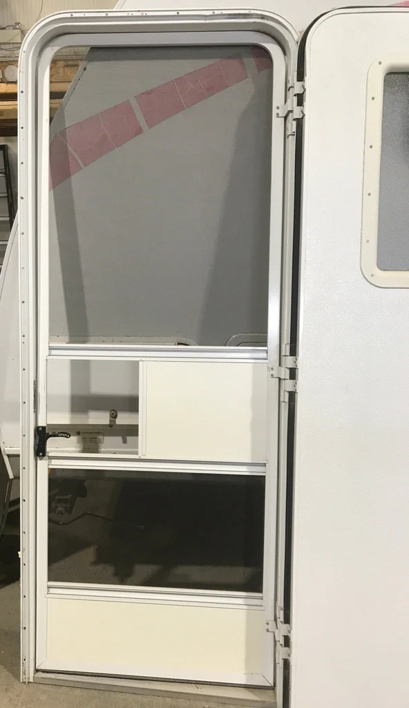 Used RV Radius Entry Door 77 1/2" x 29 1/2" - Image 5