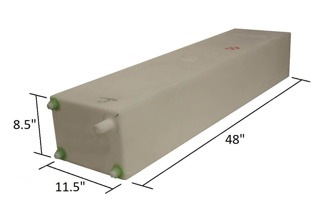 18 Gallon Water Tank 11.5″W x 48″L x 8.5″H Model #W0080