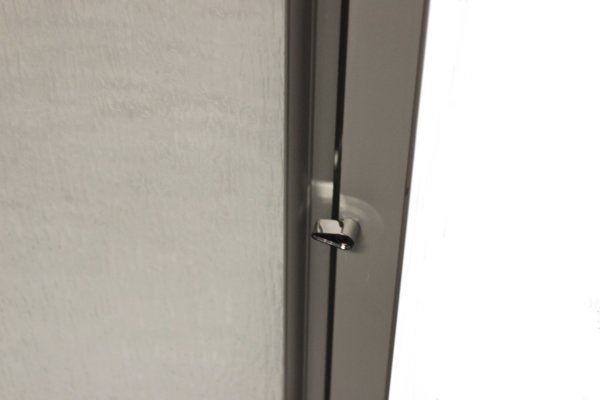 24″ x 65″ Pivot Shower Door with Obscured Glass – Nickel - Image 5