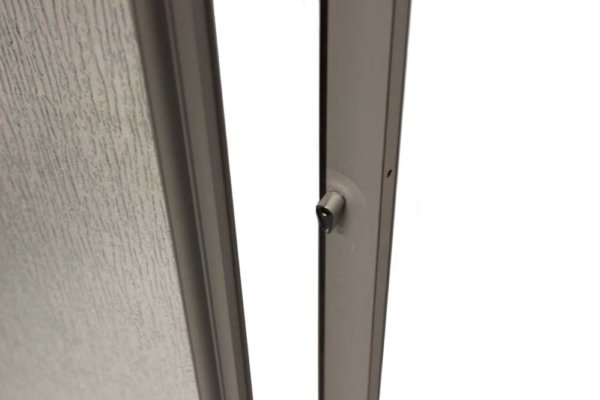 24″ x 65″ Pivot Shower Door with Obscured Glass – Nickel - Image 4